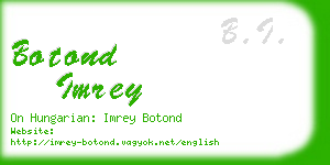 botond imrey business card